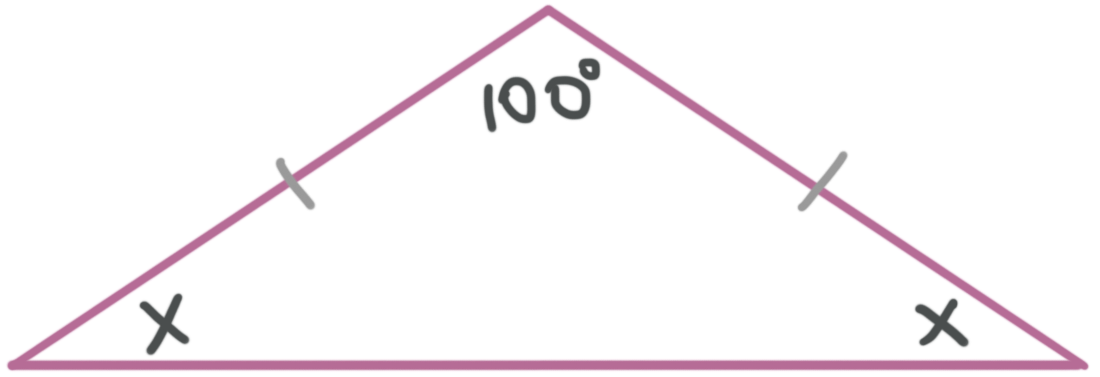 Converse of base angle isos triangle online